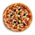Pizza Salsiccia Funghi Olive