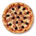 Pizza Salsiccia Oliven