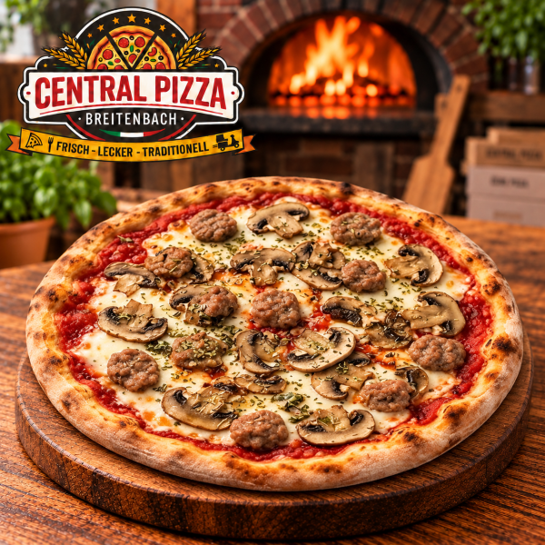 Pizza Salsiccia e Funghi