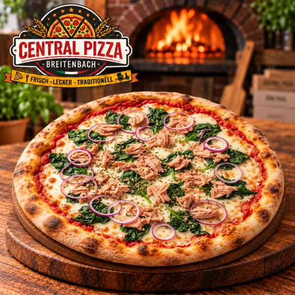 Pizza Tonno e Spinaci