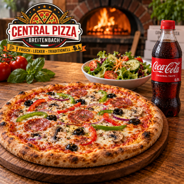 Pizza menü