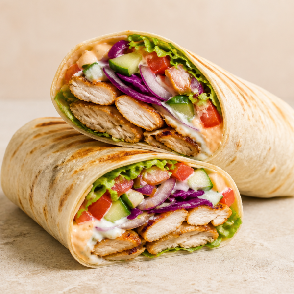 20 chicken wrap gyros