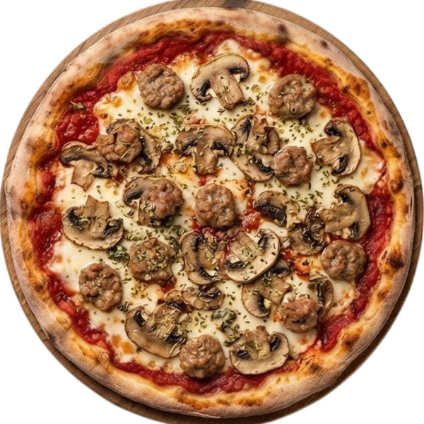 Pizza Salsiccia e Funghi