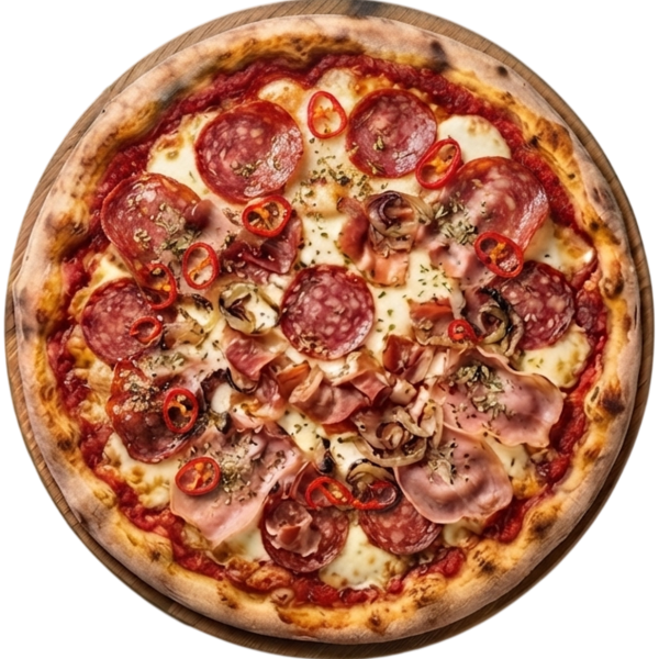 Pizza salame alla diavola