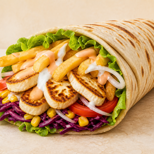 10 halloumi gyros dueruem