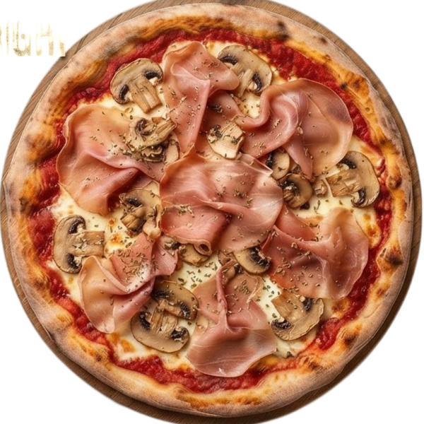 Pizza Prosciutto e Funghi