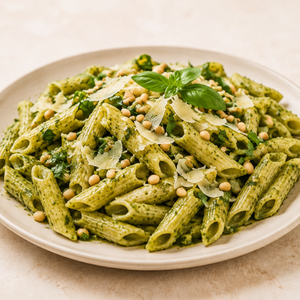 Penne pesto neutral