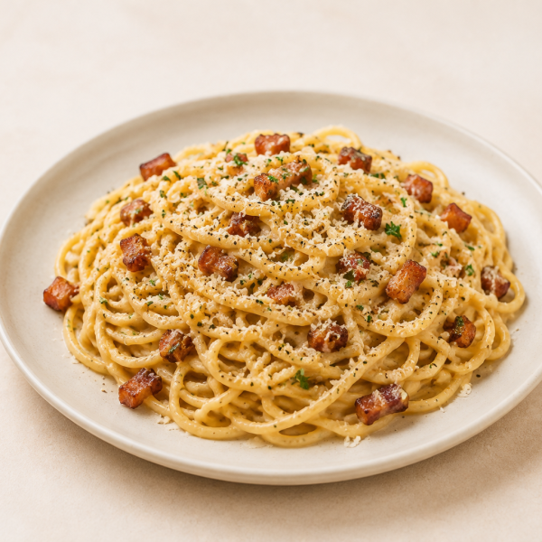 Spaghetti carbonara neutral